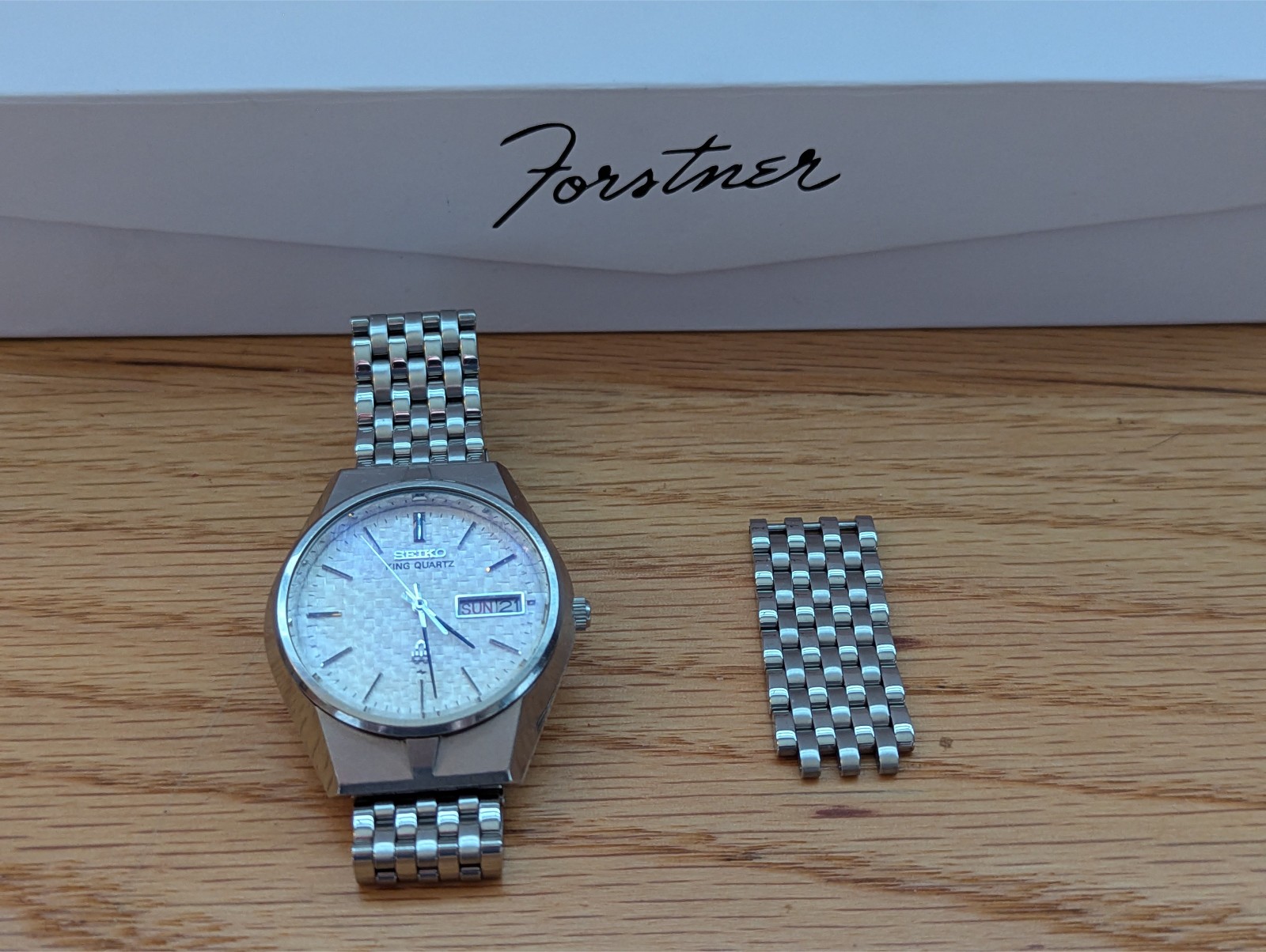 Seiko King Quartz Dress Watch 0853-8035