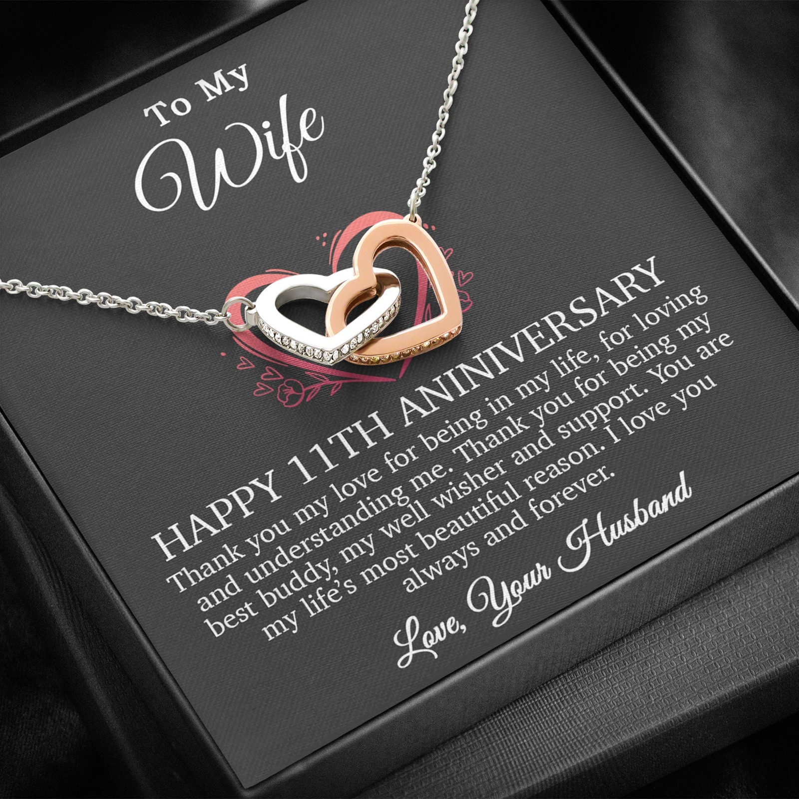 11th Anniversary Gift For Wife, 11 Year Anniversary Gifts, 11th Wedding Annivers