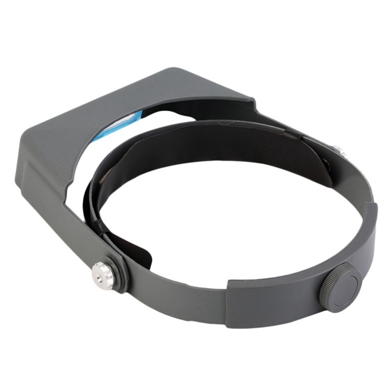 Headband Magnifier Headset Magnifying Visor with 4Glass Optical Lens Plates