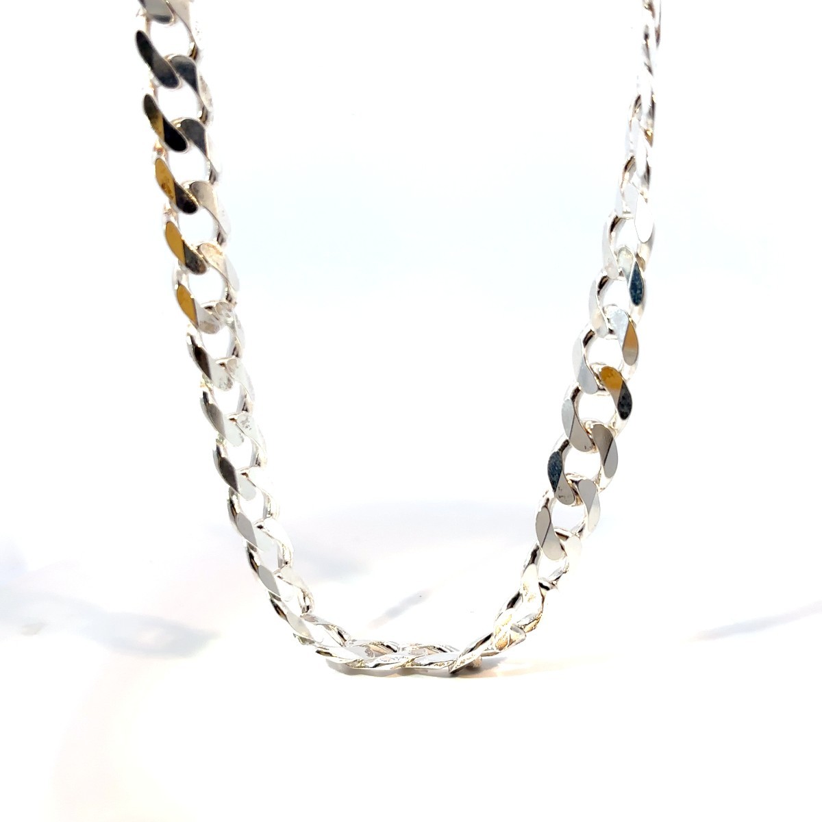 24″ .925 Silver Curb Chain 10.6mm 101.6g (GO1064419)