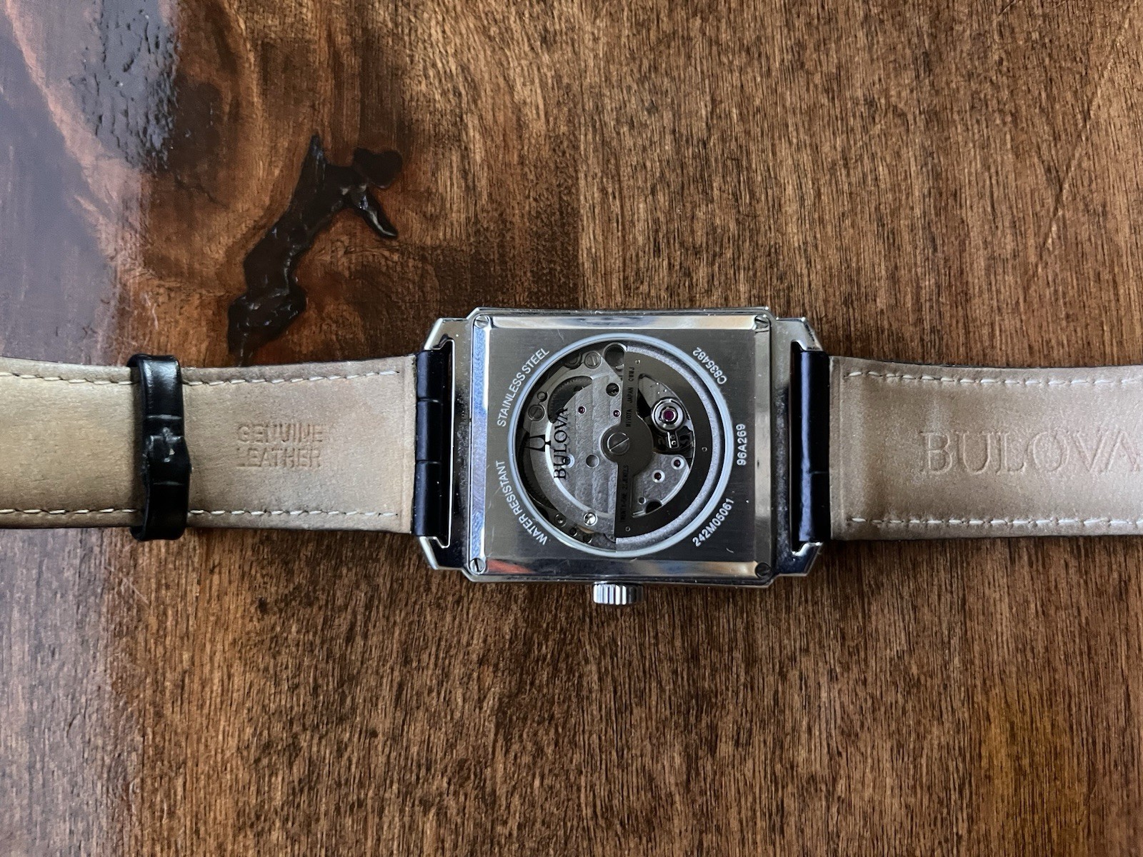 Bulova Sutton Automatic Watch 96A269 Unisex, Black Dial