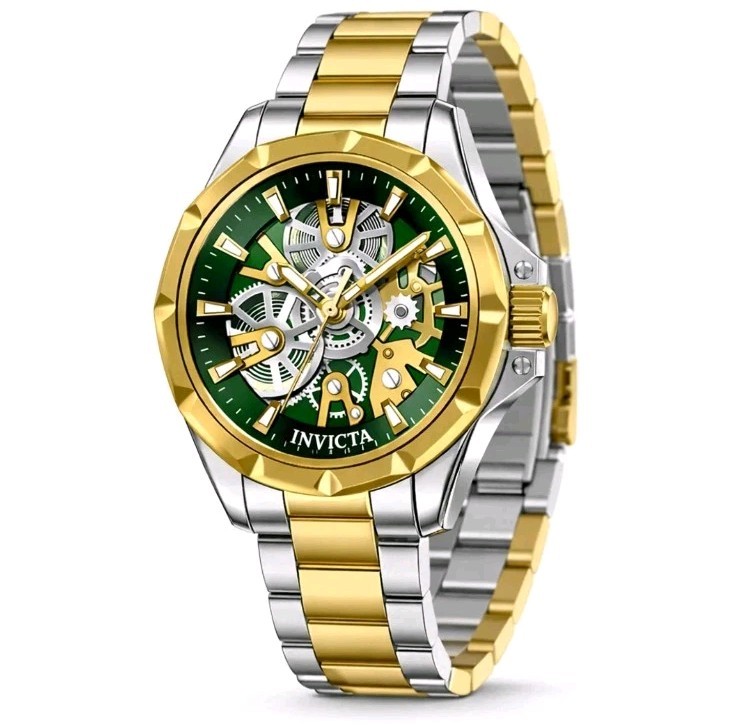 Invicta Objet D Art Men’s Watch w/ Skeleton Dial | 44mm | Gold, Steel | 50381