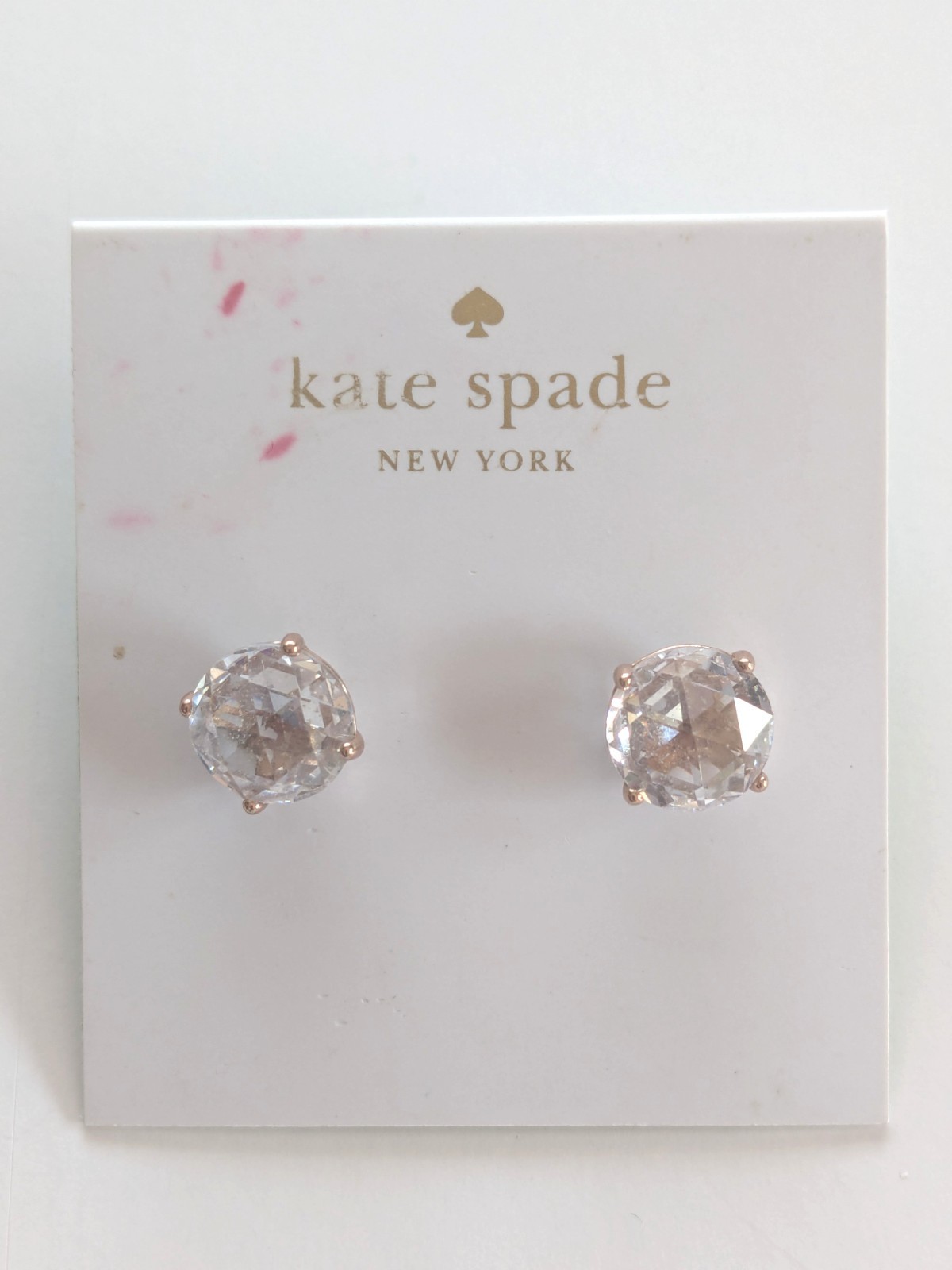 Kate Spade Bright Ideas Rose Halo Studs • Best Loved Line • New Card B18