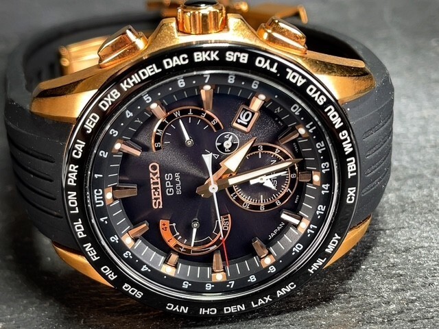[N MINT] SEIKO Astron SBXB055/8X53-0AC0-2 Solar Powered Radio Men’s Watch
