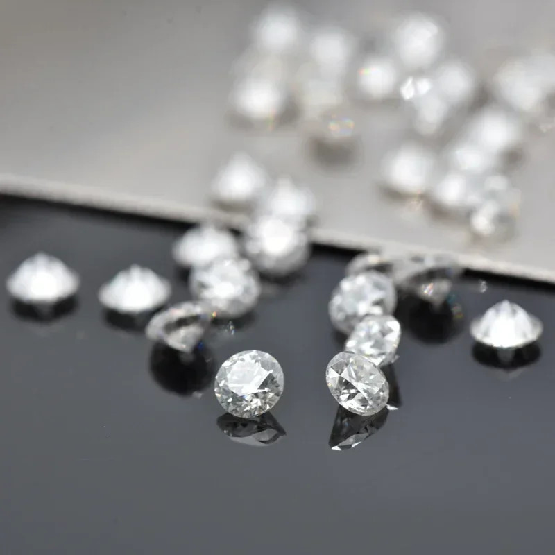 0.1-1ct Factory Directly Sale D Color Round Cut 1-5pcs Loose moissanite VVS1