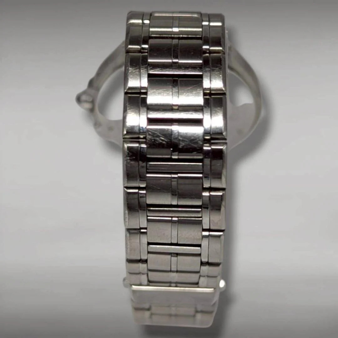 CITIZEN EXCEED H410-T003818 Mens Eco-Drive Radio SS Silver MOP Watch