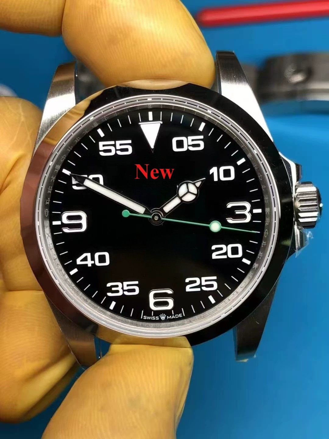 40mm Stainless Steel Watch Case With Band Kit for R A-King 2824 3230