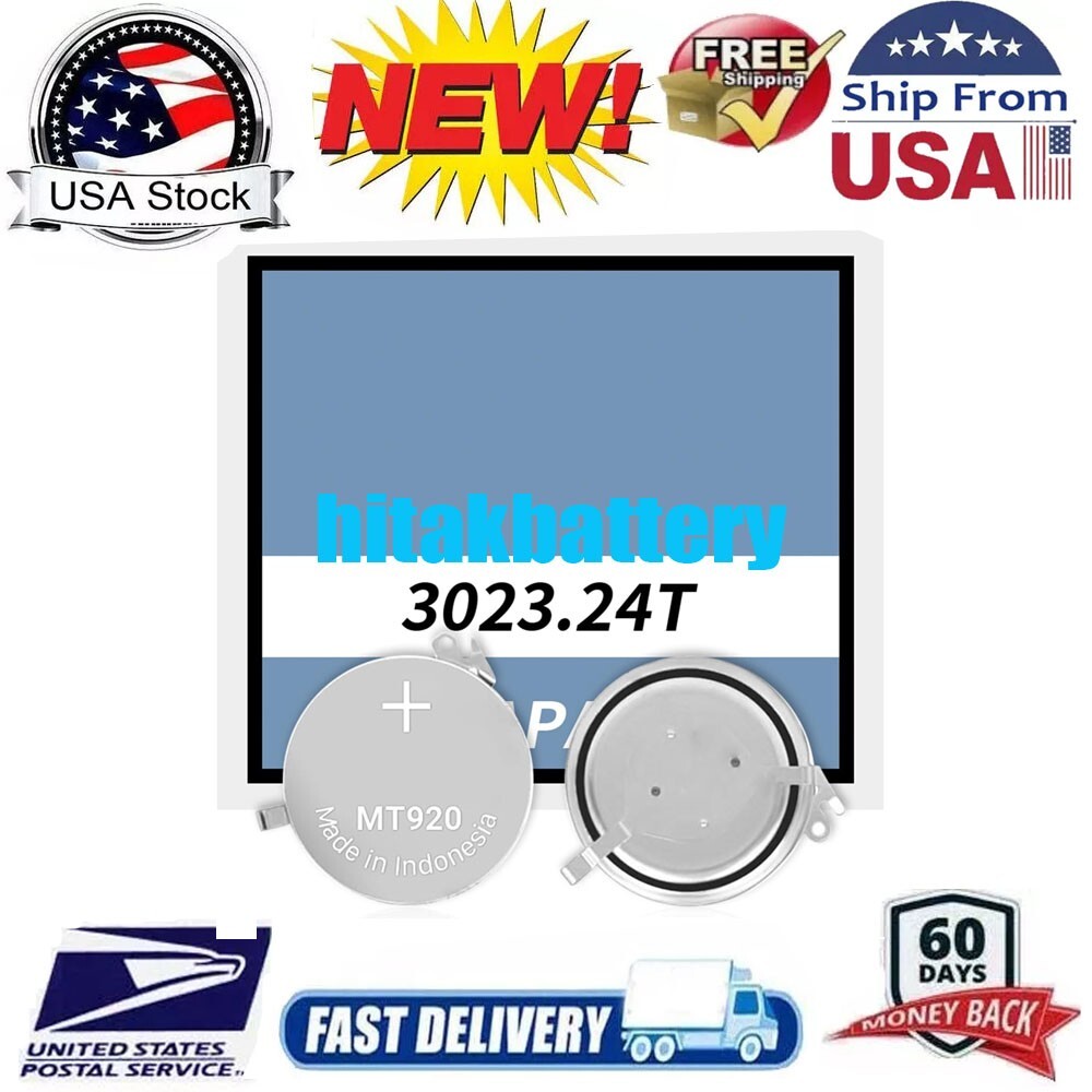 Battery for Seiko Kinetic Watch Capacitor 5M83 5M84 5M85 5M22 3023-24T MT920 USA