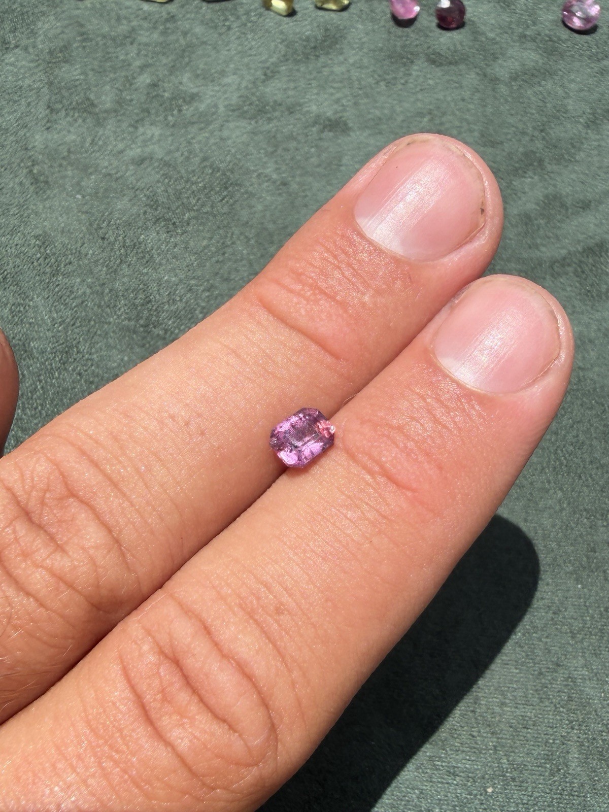 0.96 ct Octagon Ruby | 5.7 × 4.7 × 3.3 mm