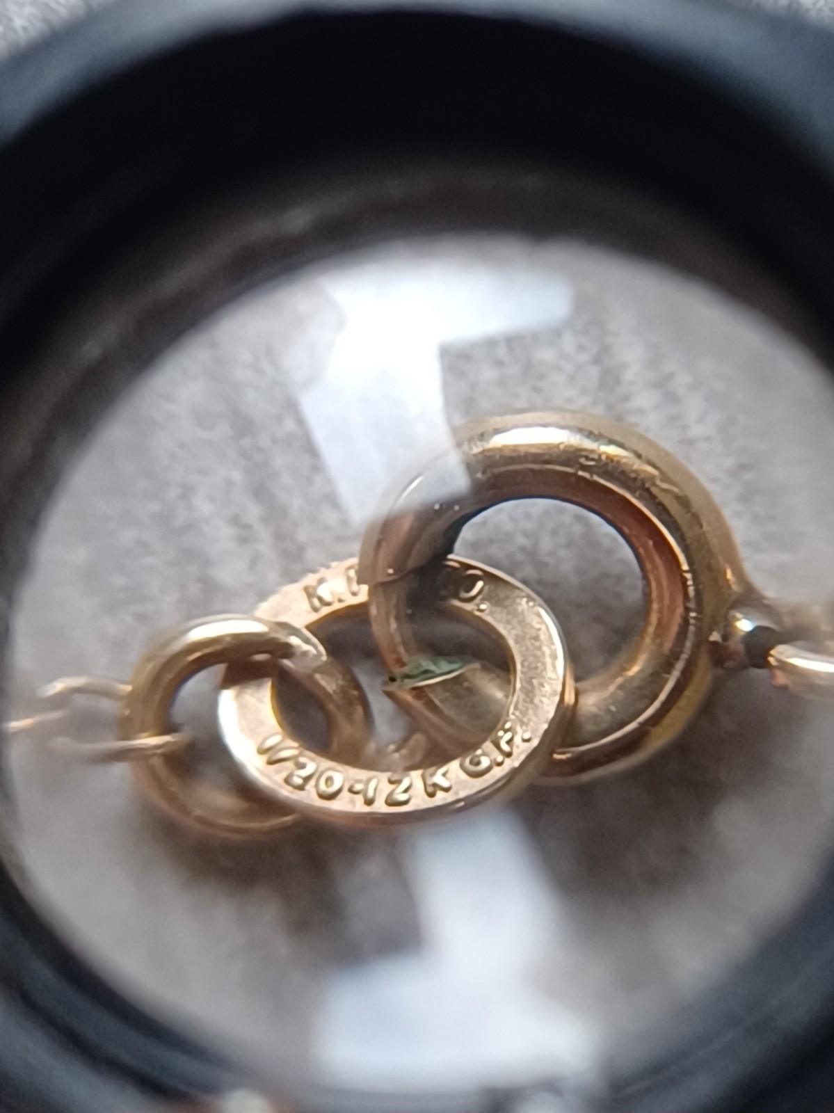 Vintage 12K gold filled heart locket necklace estate child adult 16 inch photo