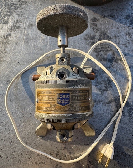 Vintage Hamilton Beach Jeweler Watchmaker Jeweler Lathe Motor Tool With Pedal