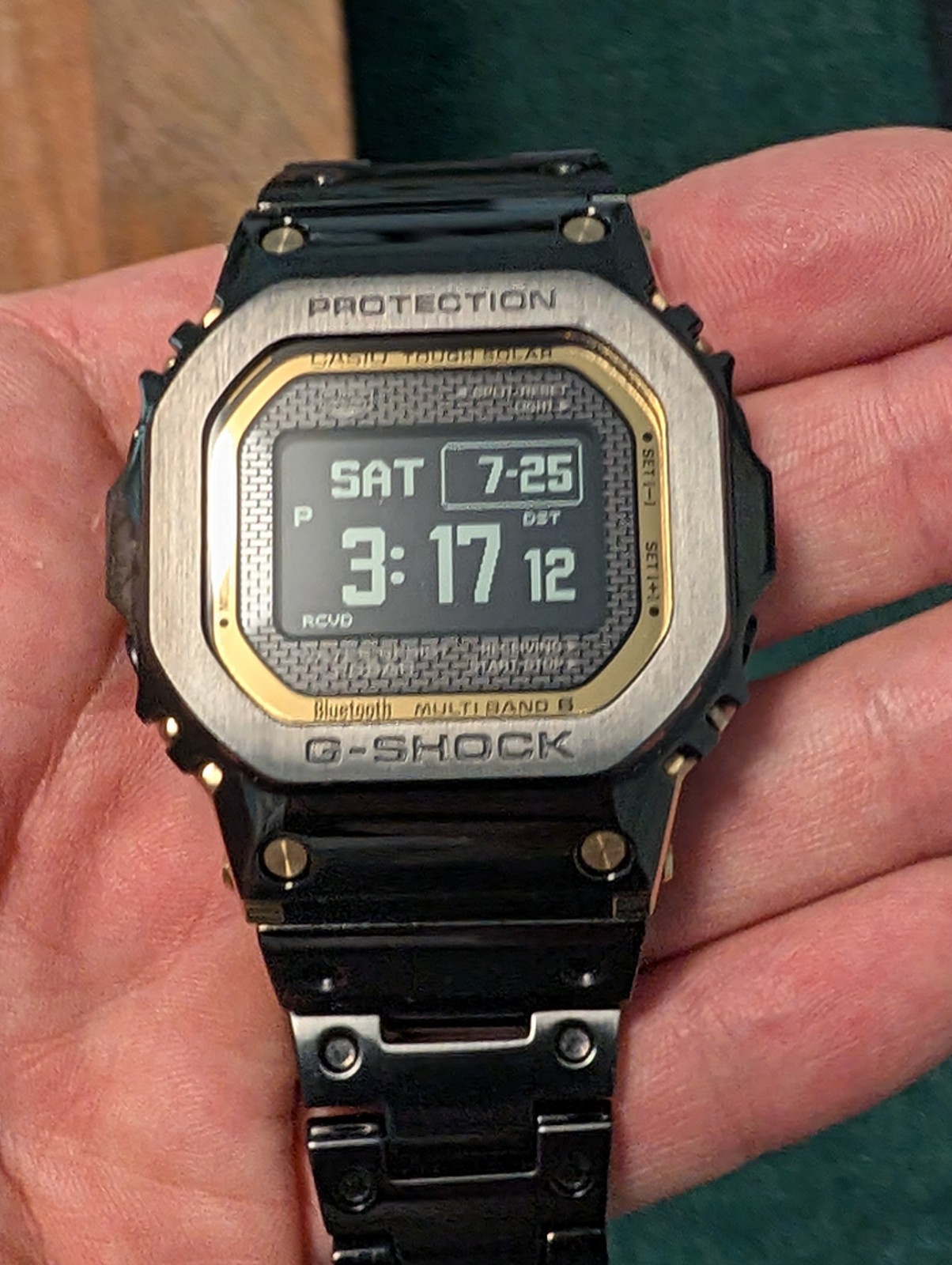 Casio G-Shock GMW-BZ5000BD-1CR Black & Gold Men’s Watch