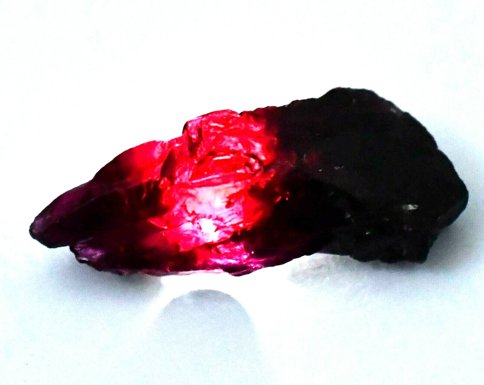 Untreated Natural Red Painite Rough 40.55 CT Burma Rare Facet Rough Certified