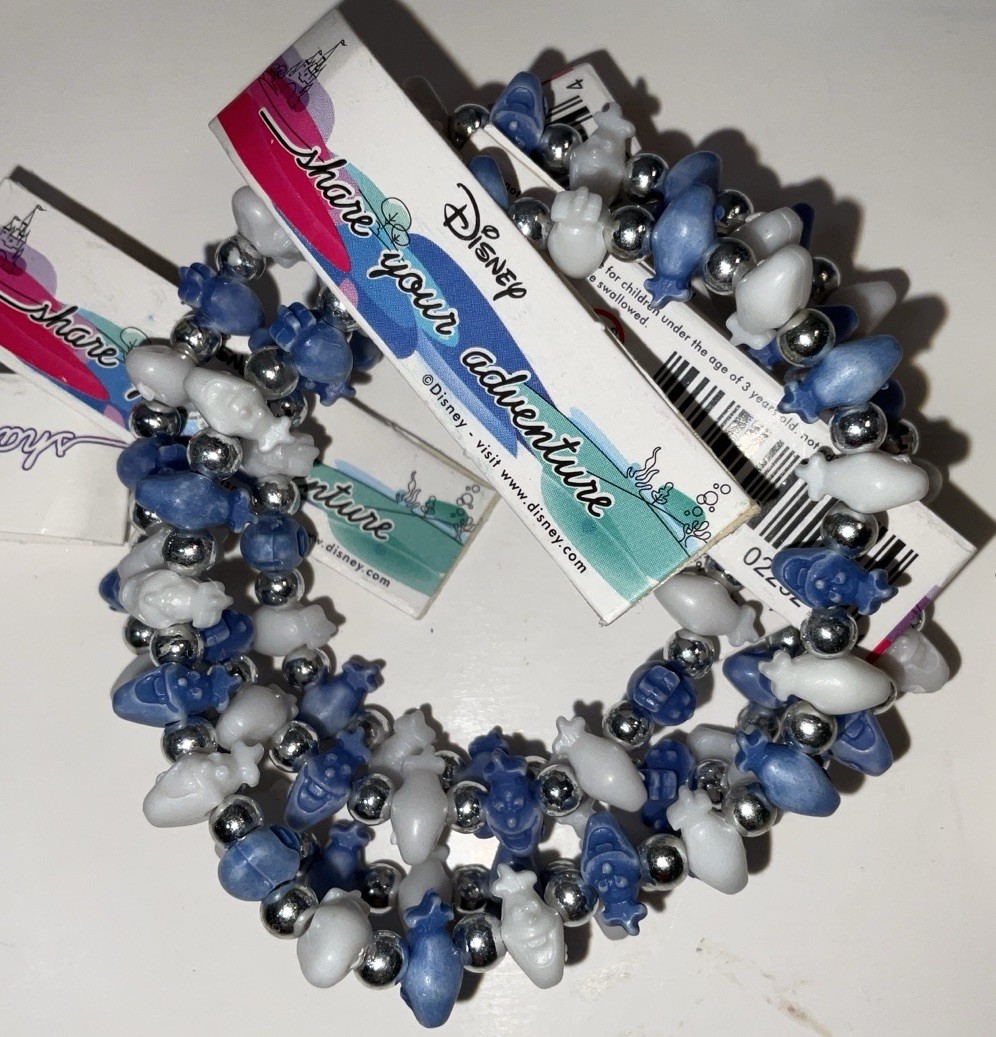 NWT Lot 28 Disney Frozen Olaf Snowflakes TRRTLZ Friendship Bracelets Blue White