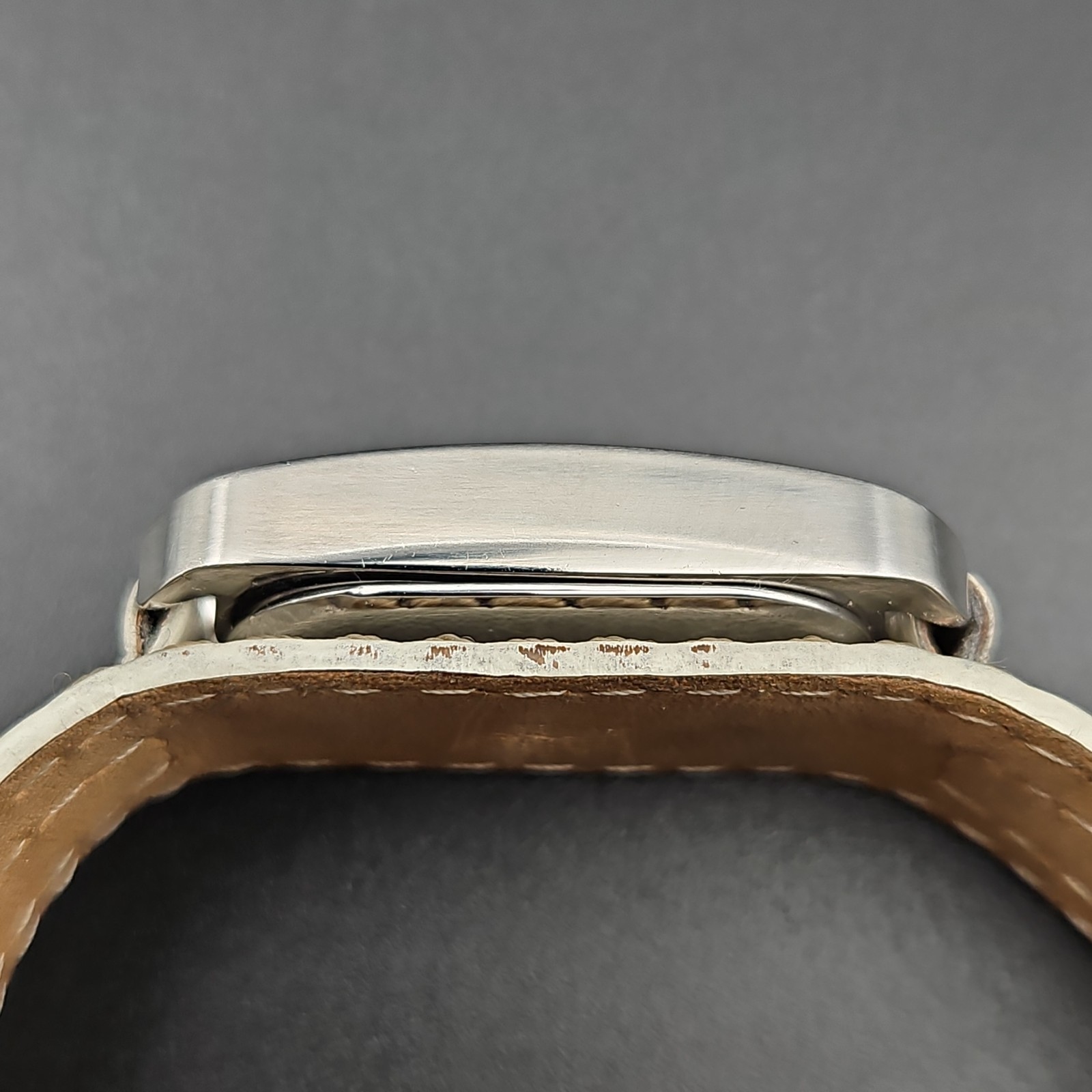 Fossil F2 #ES-9516 Stainless And Leather New Battery Good Condition