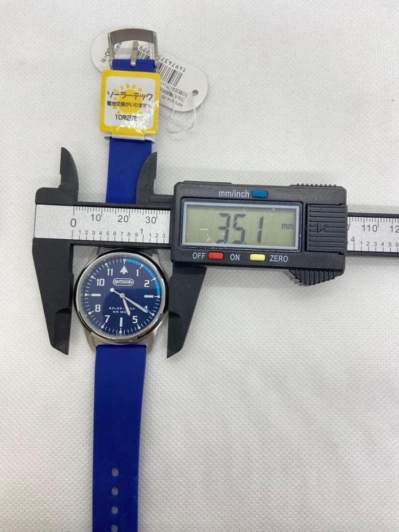 New Citizen Solar Reversible Wristwatch Outdoor Products Blue