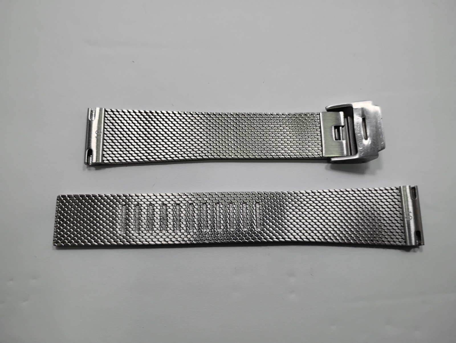 Watchgecko 19mm Milanese Mesh Watch Bracelet Yema Yachtingraf Superman Navygraf