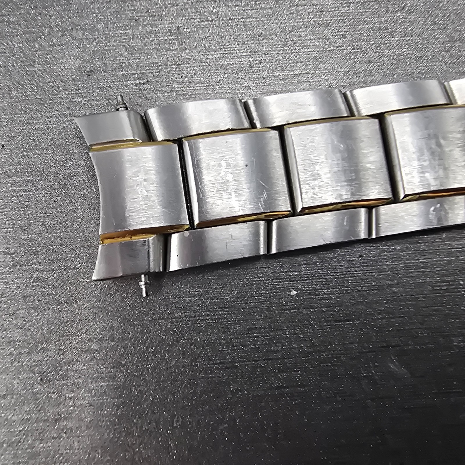 Movado Museum Bracelet 18mm Two Tone Stainless Steel Butterfly Clasp 85-G1-885