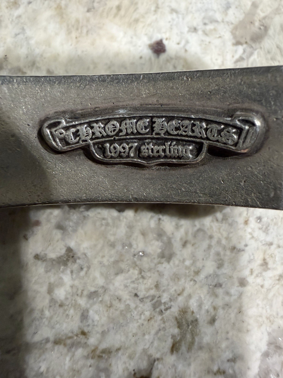 CHROME HEARTS 1997 STERLING SOLID 925 SILVER 126g 9in BRACELET