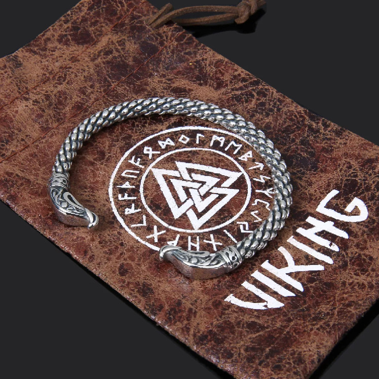 Ragnar Viking Bracelet | Norse Armring | Nordic Dragon | Gothic | Viking Jewelry