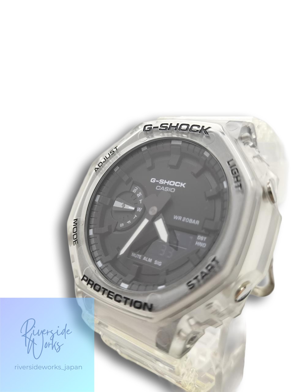 CASIO G-SHOCK GA-2100SKE-7ADR Transparent Watch