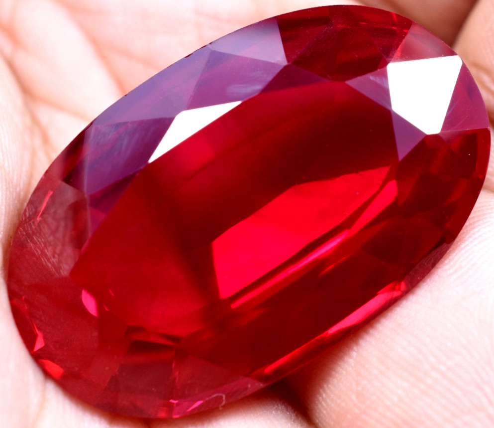 Natural 107.95 Ct Mogok Pink Huge Ruby Sparkling GGL Certified Loose Gemstone