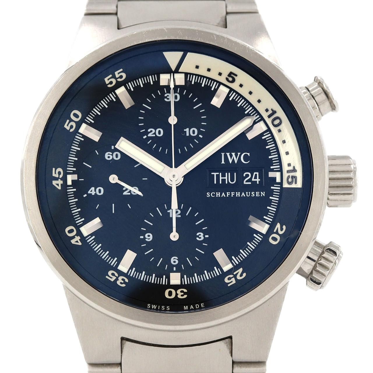 Authentic [Unserviced – Value Price] IWC Aquatimer Chronograph IW371928 Stai…