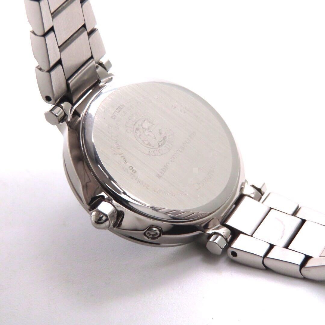 CITIZEN xC Happy Flight EC1010-81L Radio Solar Diamond Ladies Watch Navy Dial
