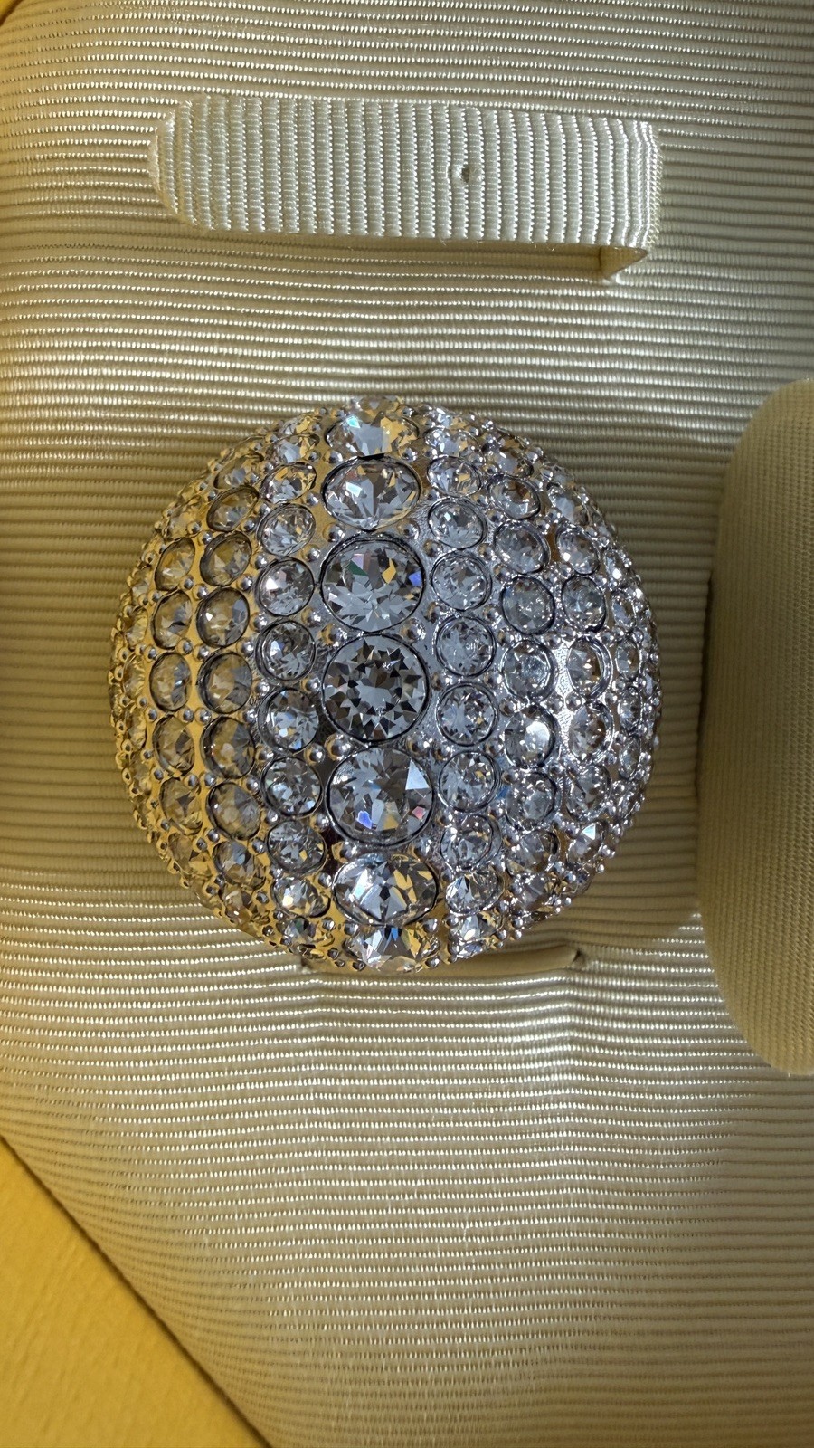 Swarovski Sublima clip earrings White Rhodium plated 5699563