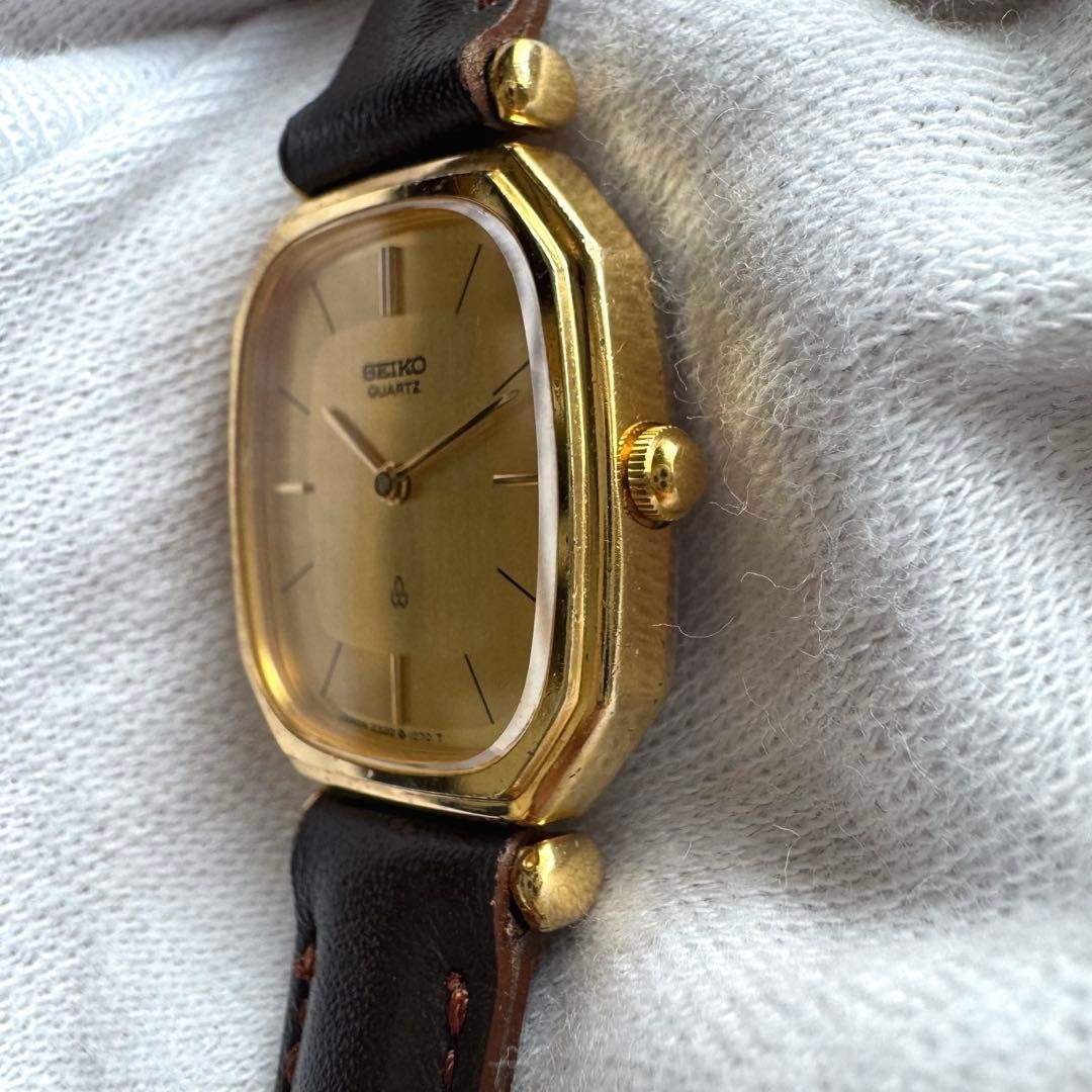 [New Battery] SEIKO Vintage Ladies’ Watch with Gold Dial