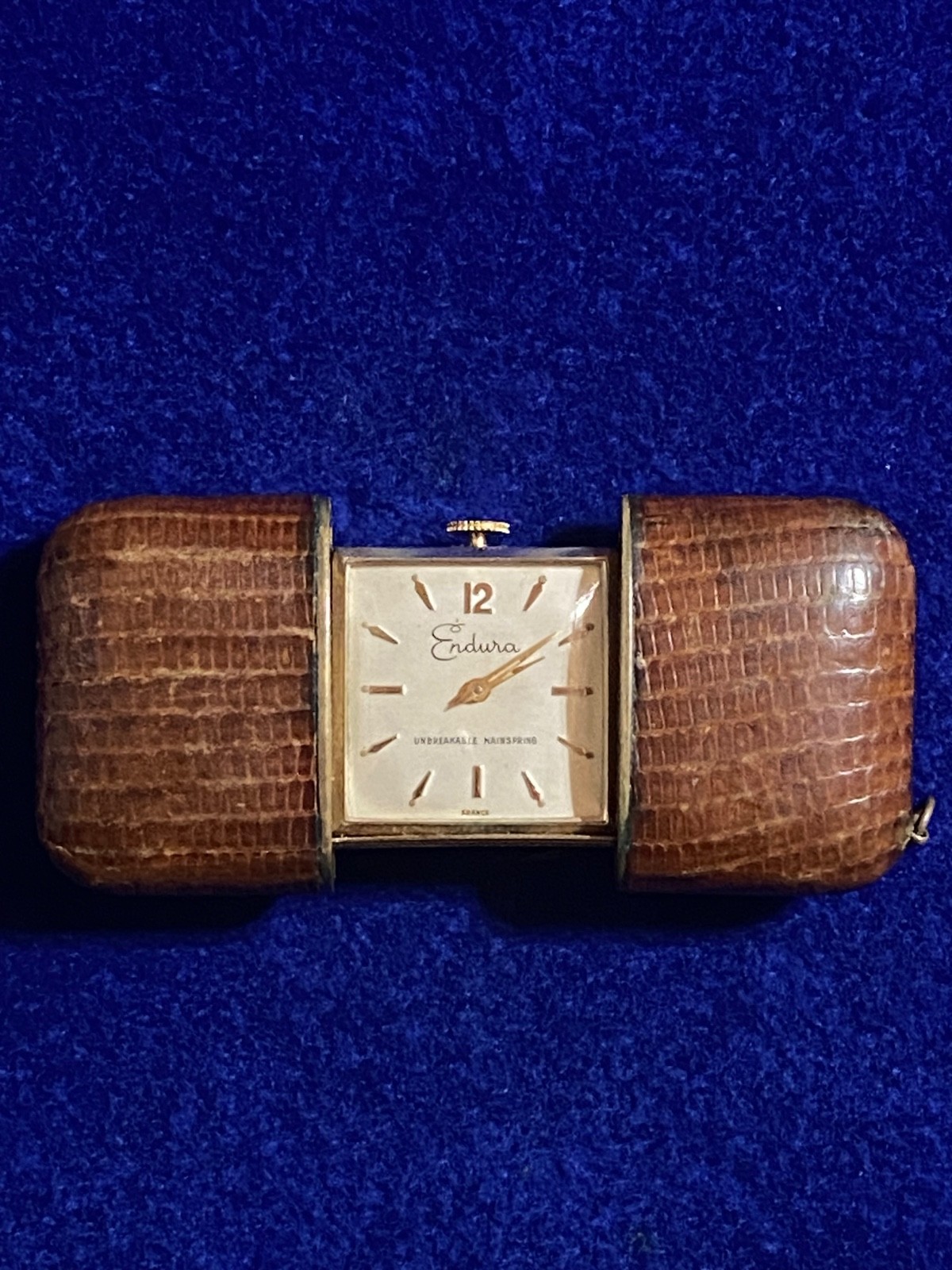 Vintage Endura Manual Wind Pendant Table Top Watch France & Germany