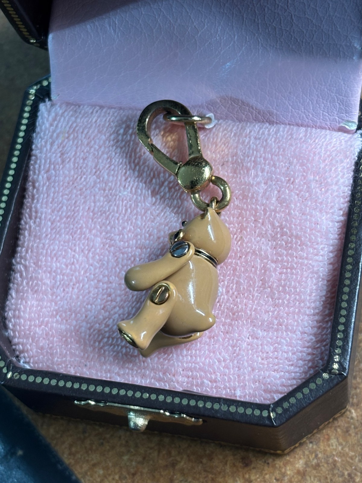 Vtg JUICY COUTURE Articulated BEAR CHARM Retired + Box OTHER CHARMS LISTED
