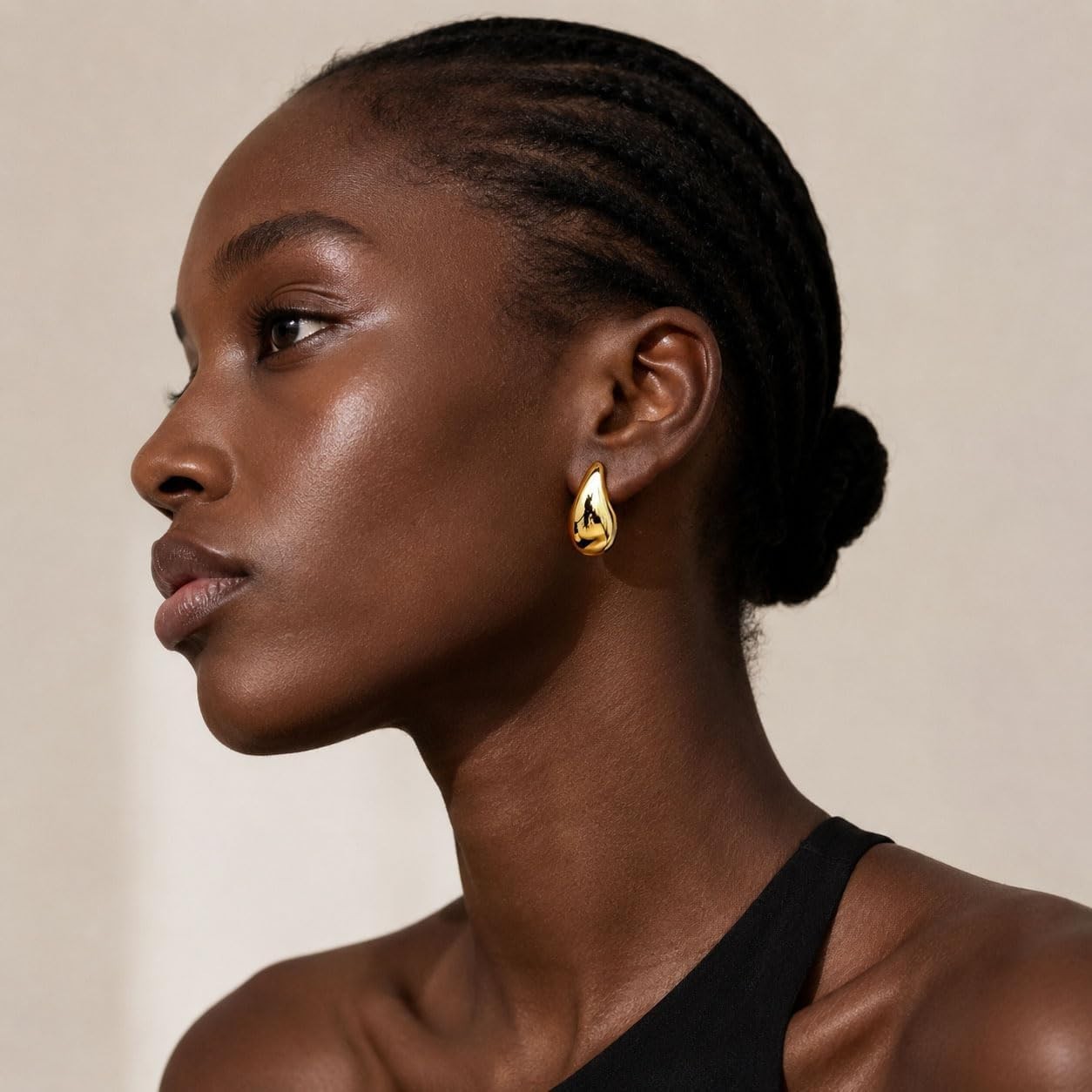 Elegant 14K Gold Plated Teardrop Earrings for Women – Ideal Fashion Gifts