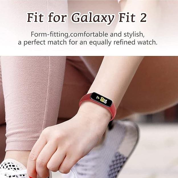 6 Pack Replacement Bands Compatible with Samsung Galaxy Fit 2 SM-R220 for Women