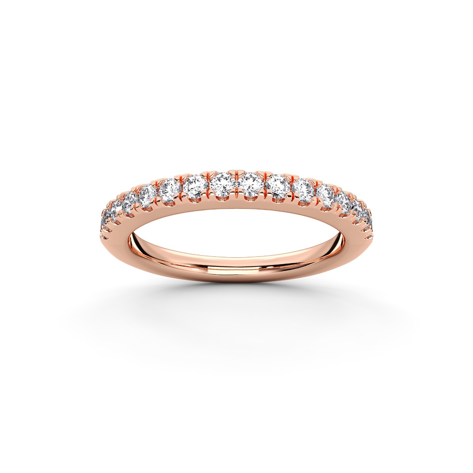 1.45 Ct Round Cut Moissanite Stone Engagement Ring With Matching Band in Silver