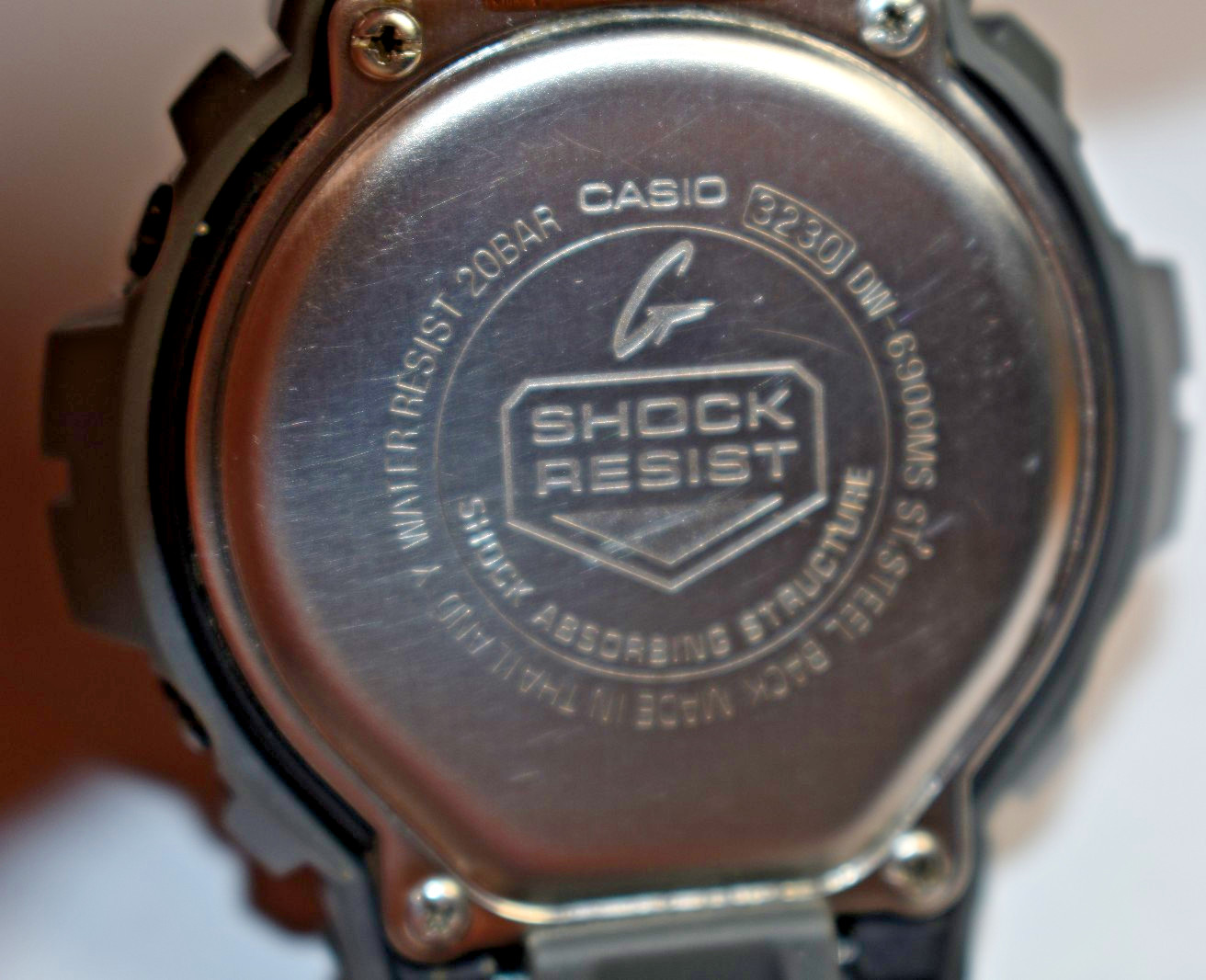 MODIFIED Casio G-Shock DW-6900MS (3230) Gray Men’s Watch NEW BATTERY!