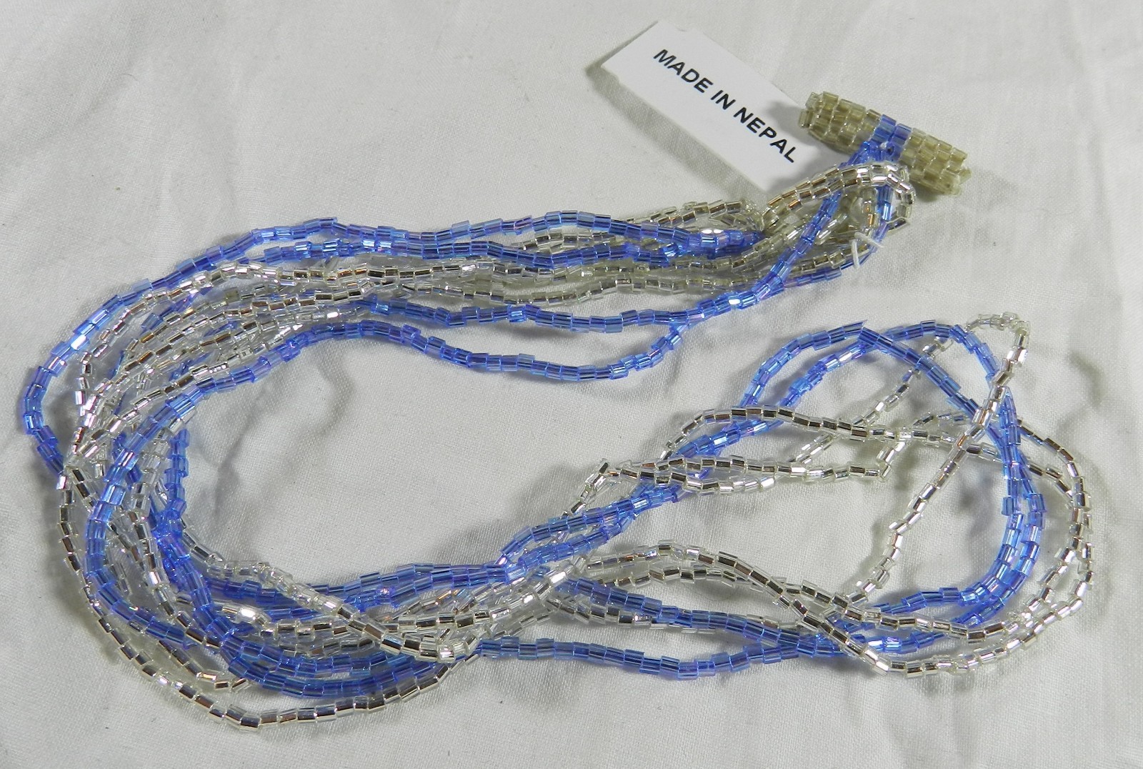 New w/ box – Himalayan Gems 5 strand beaded necklace – 20″ long