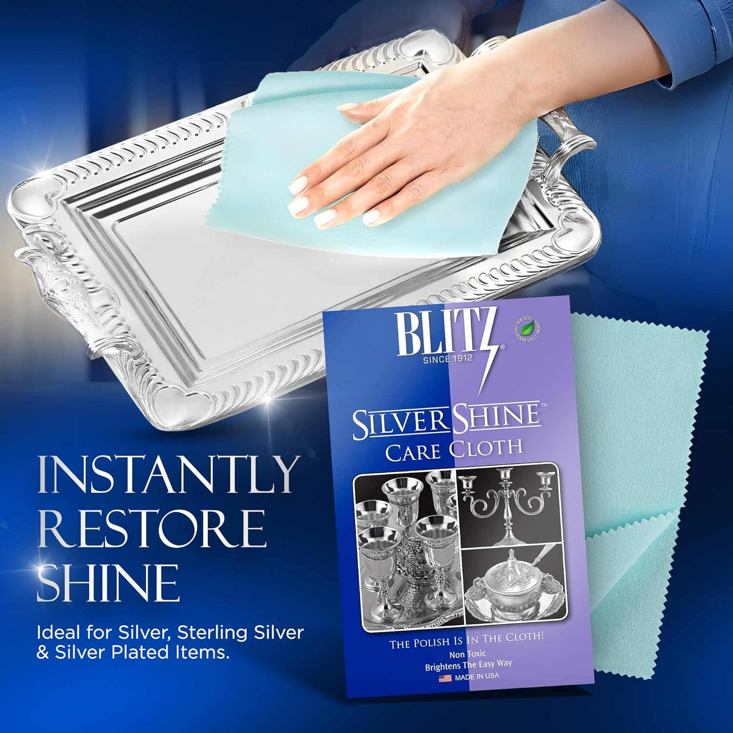 Silver Care Silver Polishing Cloth
