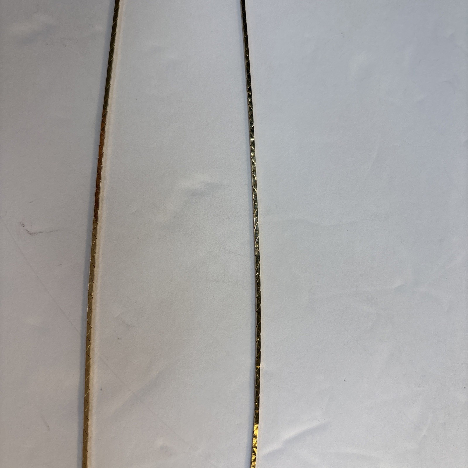 Vintage Gold Tone Filigree Butterfly Adjustable Slider Necklace 29”