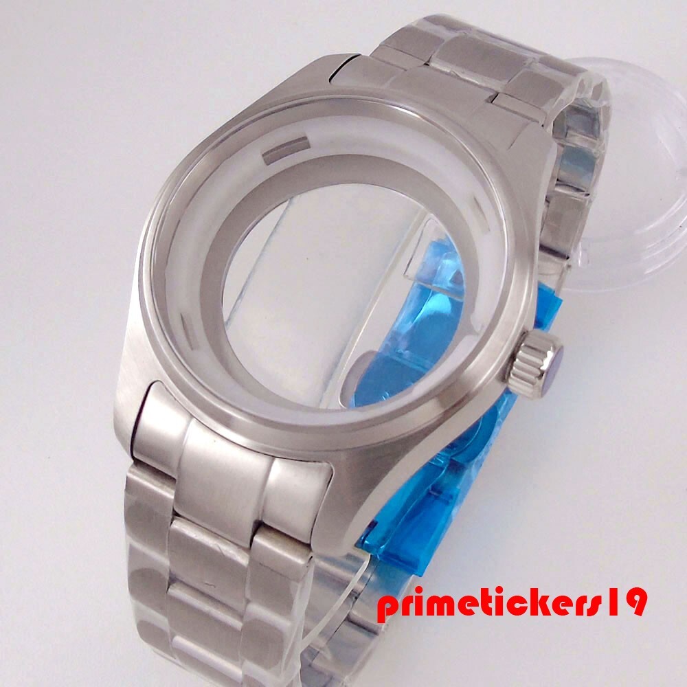 36/39mm Pilot Watch Case+Band Fit NH35 NH36 NH34 ETA2824 PT5000 Miyota8215 821A