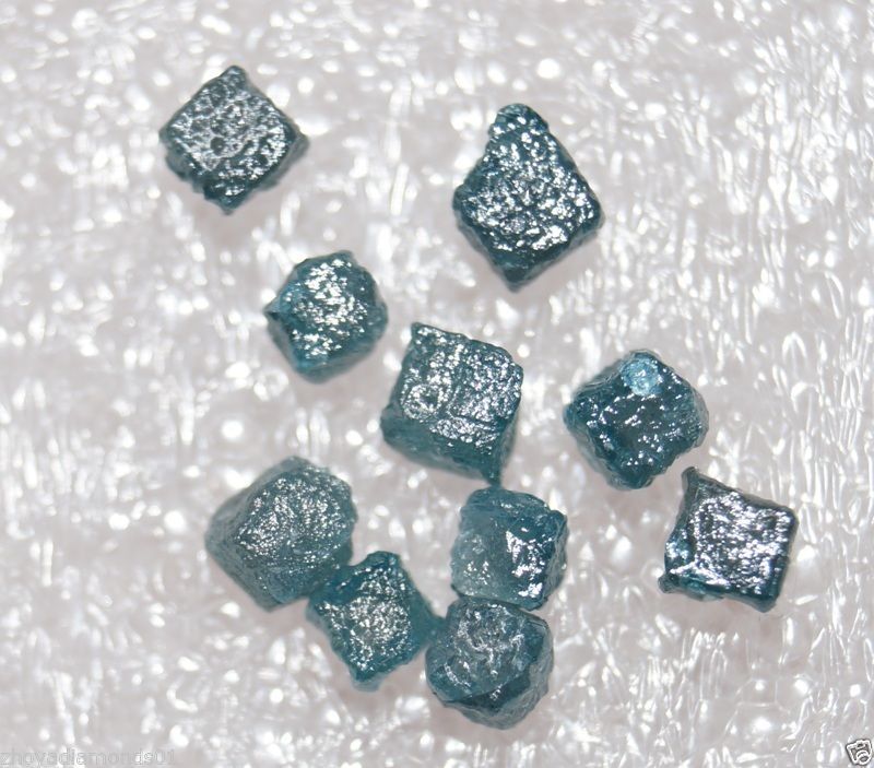 2.50 ct 2-3mm Green Blue Natural Congo Cubes Diamond Raw Uncut Rough Diamond NR0