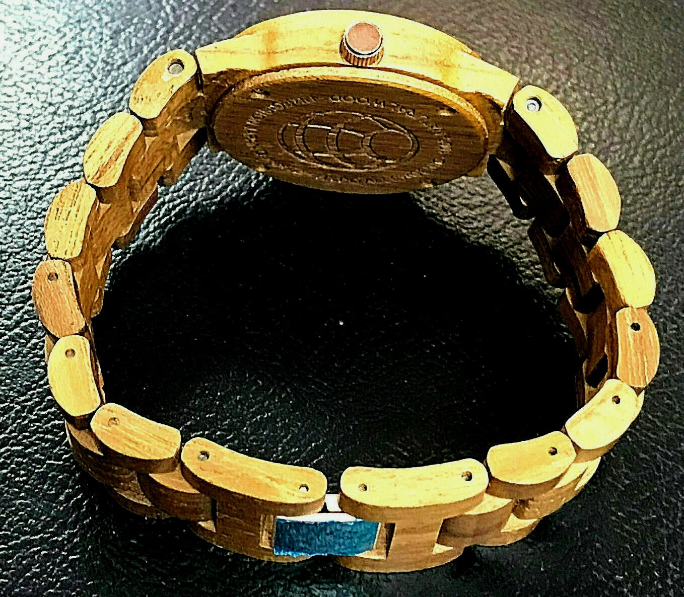 Earth Wood Biscayne ETHEW4205 Brown Unisex Thin Wooden Quartz Watch