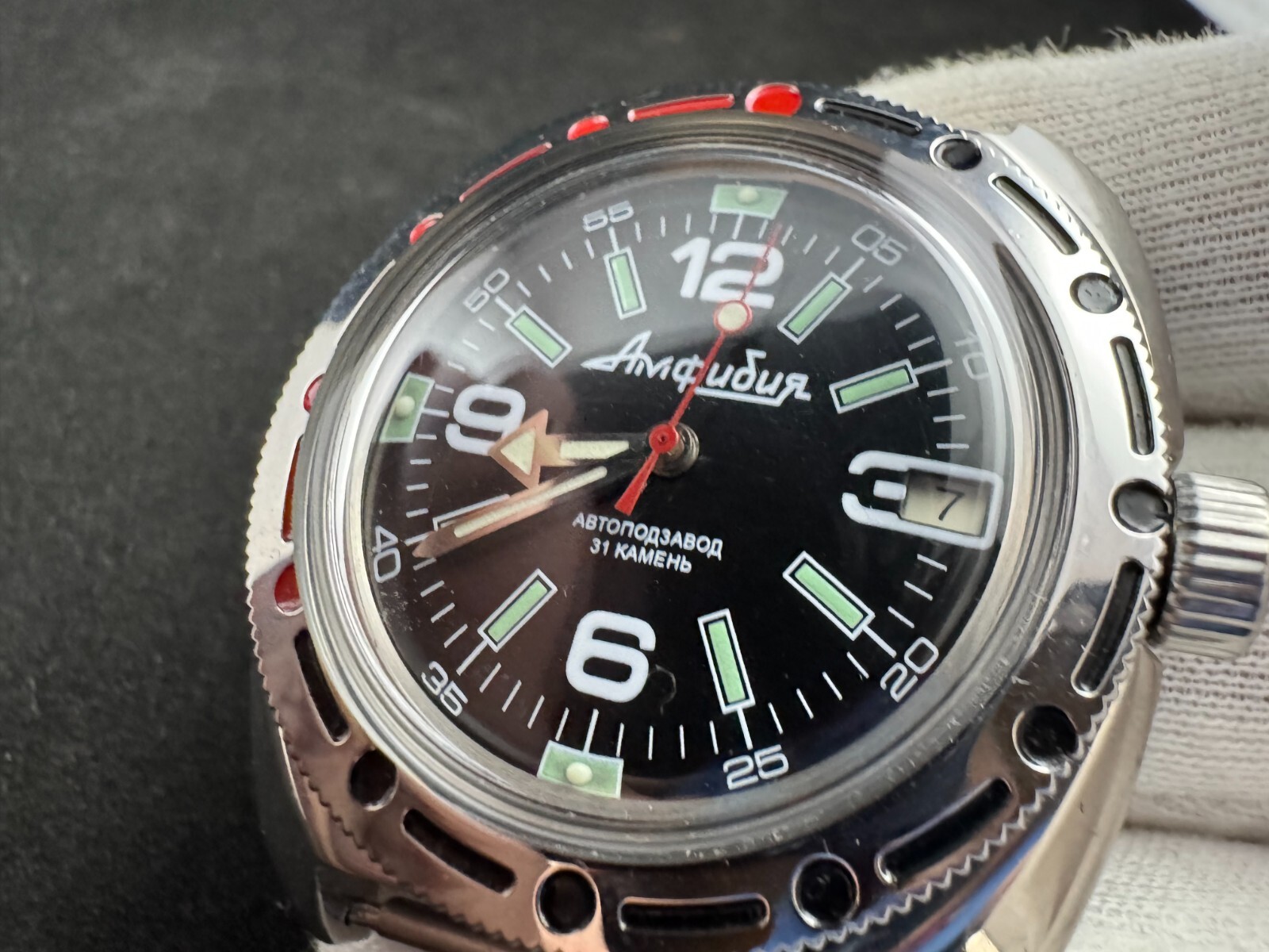 Amphibian Vostok 2416 Diver 200m 20Atm Automatic Mechanical served