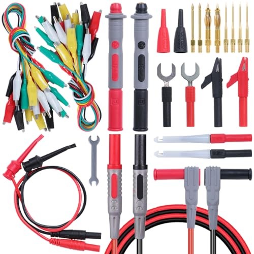 45 Pcs Multimeter Leads Kit – Professional and Upgraded Test Leads TKDTL4506