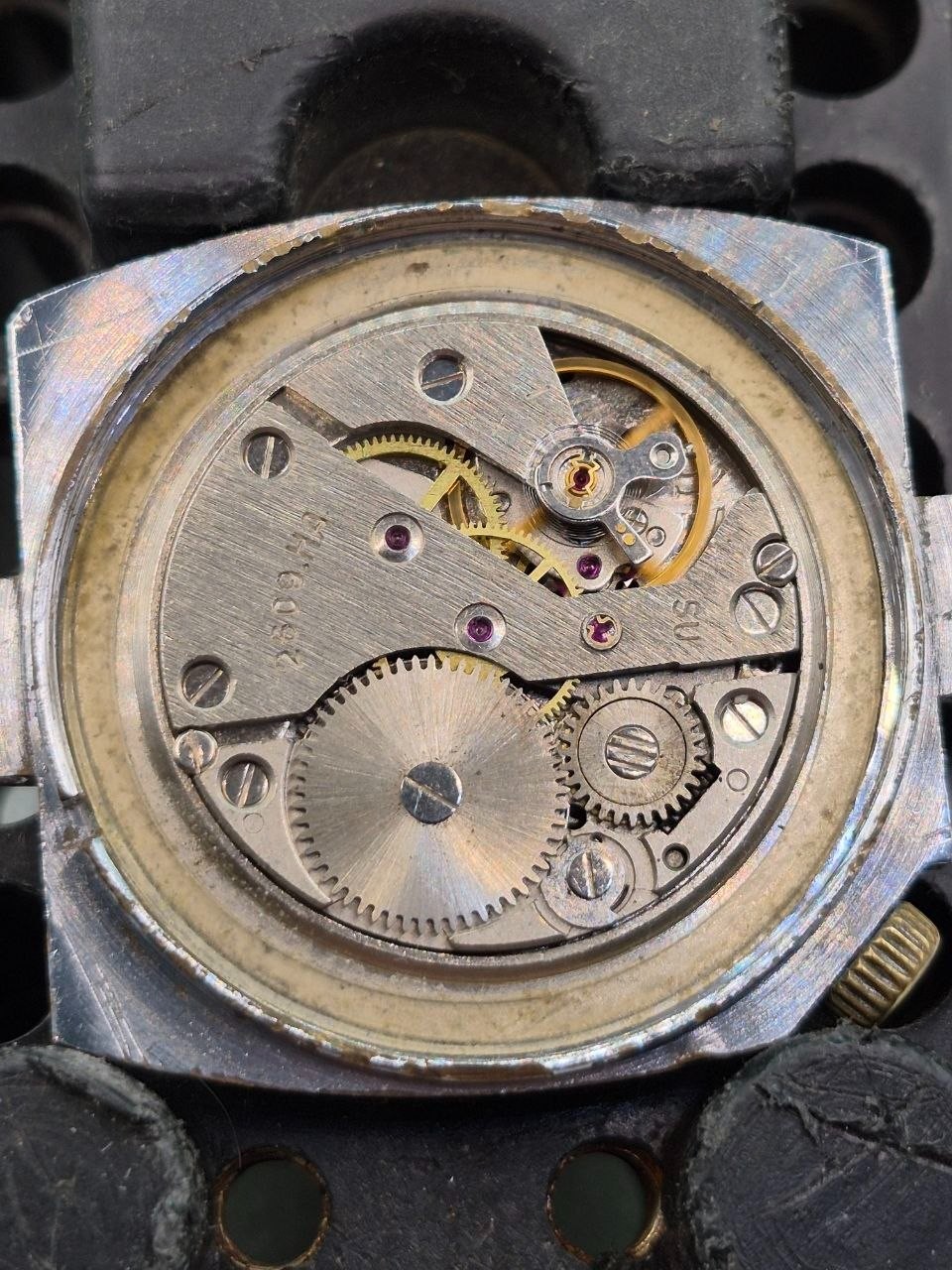 Vintage Soviet mechanical wristwatch RAKETA 2609 HА.