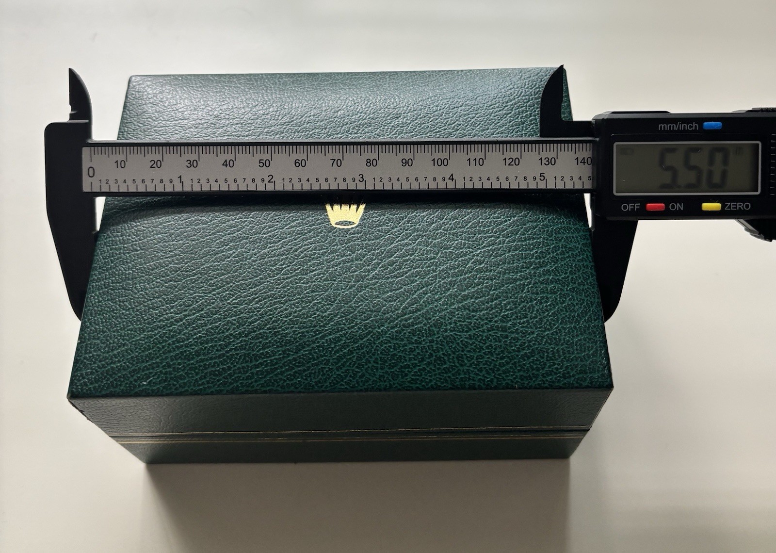 Vintage Rolex Green Watch Box Bufkor USA w/ Insert Display Case