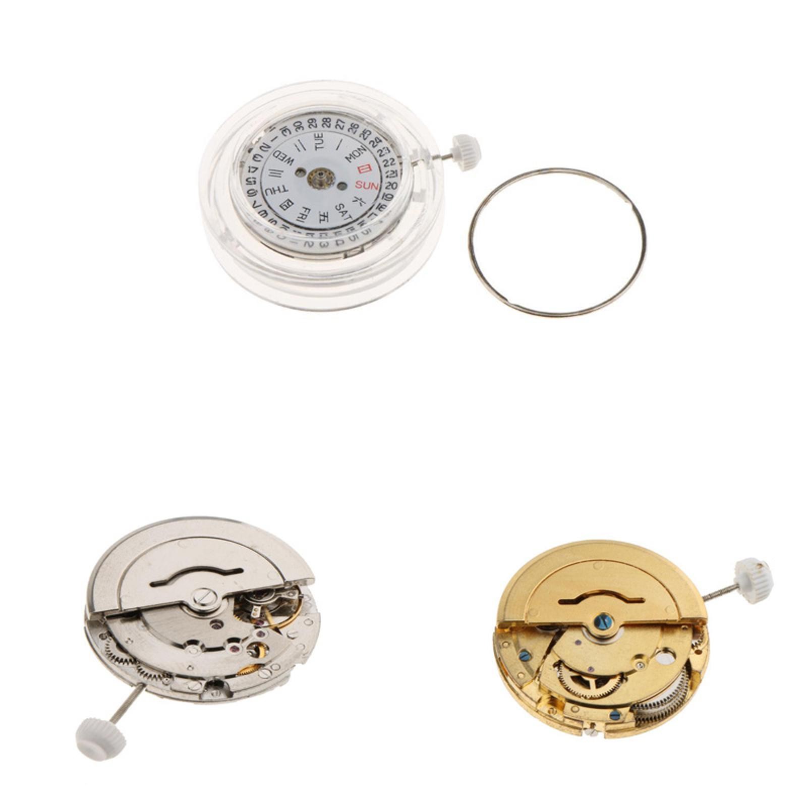 25mm Dual Calendar @ 3 Automatic Mechanical Watch Movement For Miyota 8205 8200