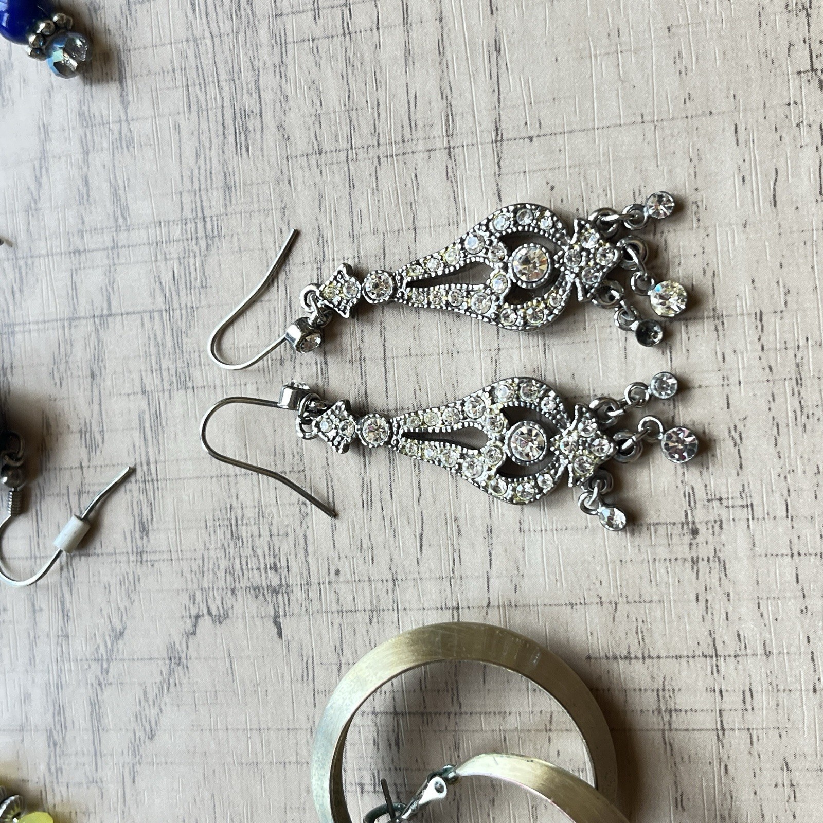 31 Pairs 1/2 LB Earrings Craft AS IS Lot Wearable READ