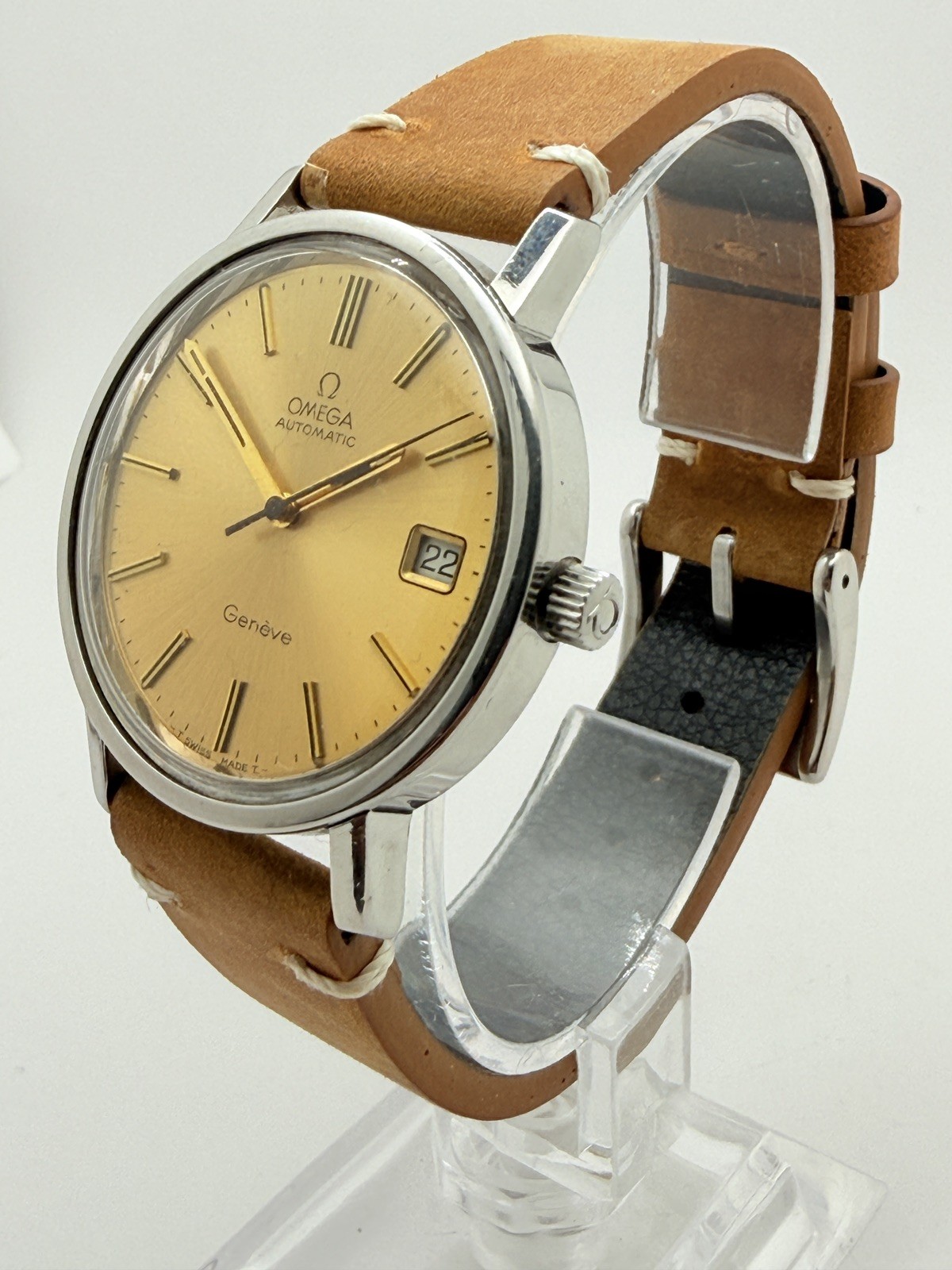 Vintage Omega Geneve Automatic mens Swiss made watch
