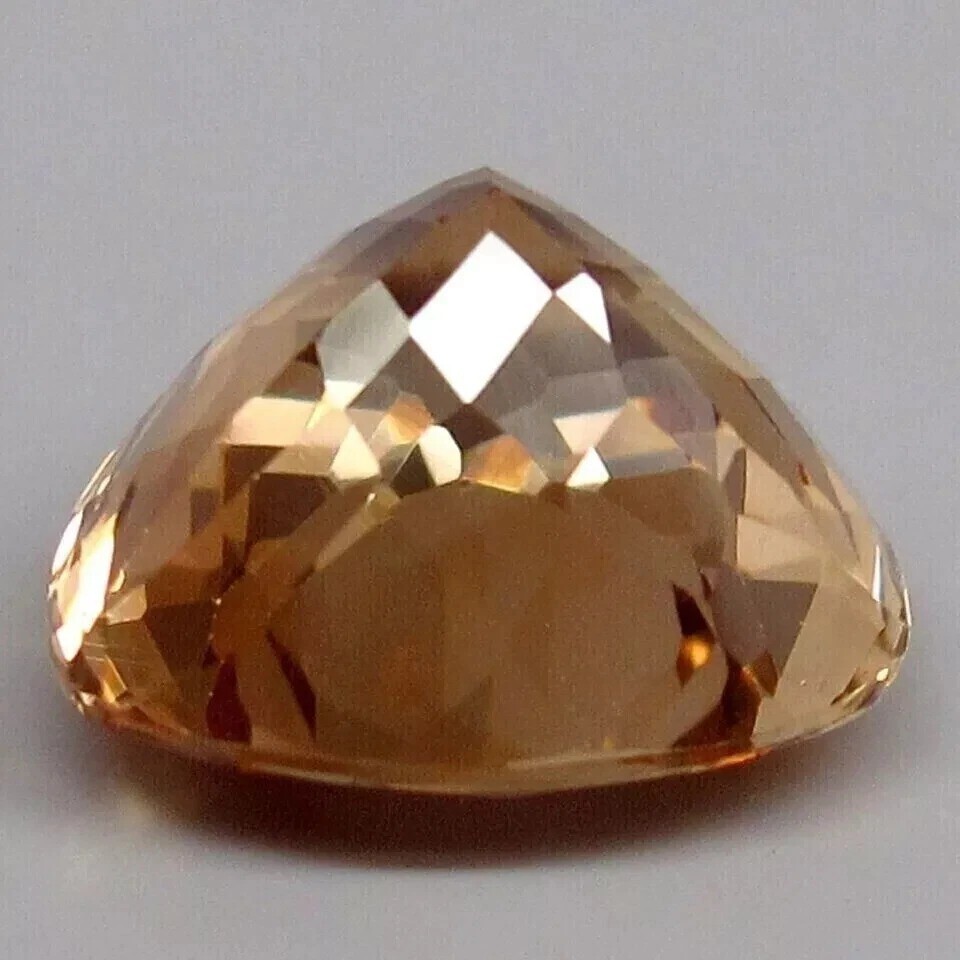 Sparking imperial Topaz Trillion Cut 9-10 Ct Natural Heated Certified Gemstone